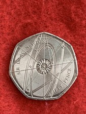 2017 Sir Isaac Newton 50p Coin