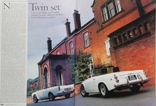 Original CSC 2001 mag article: SUNBEAM ALPINE v DATSUN FAIRLADY Roadsters test