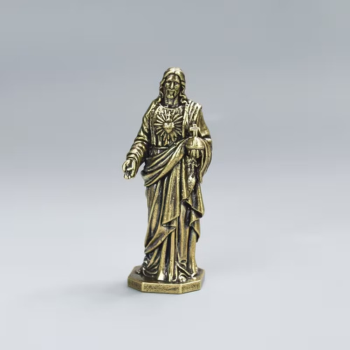 Jesus christ brass miniature - jesus,