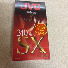 JVC E-240 SX VHS Blank Video