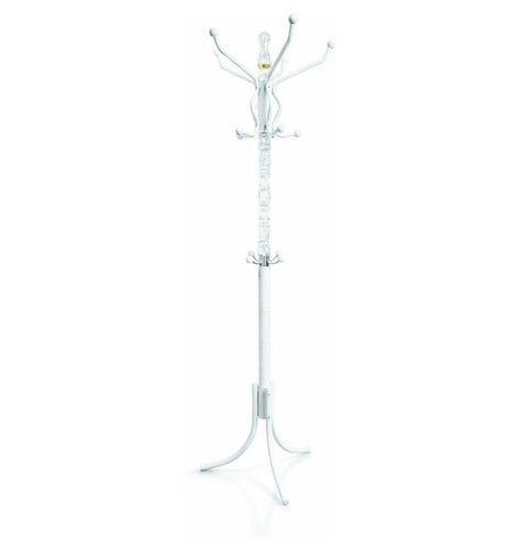 White metal crystal coat - white,