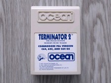 Commodore 64 C64 Game Cartridge - Terminator 2 By Ocean 1991