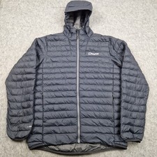 Berghaus Jacket Mens Large Blue Vaskye Hydroloft Insulated Padded Coat Hiking