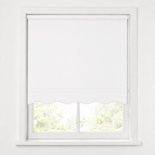 Scalloped roller blind ready - scalloped,