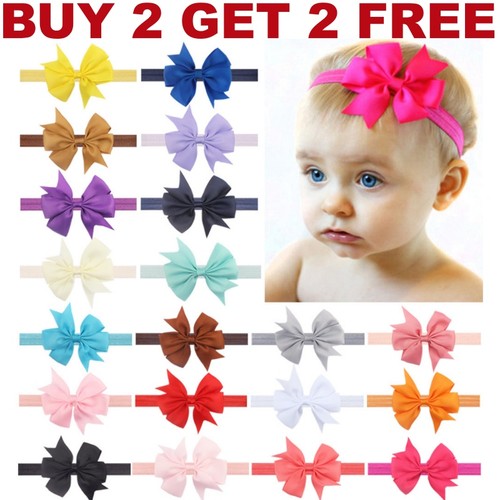 Baby bow headband newborn hair - baby,
