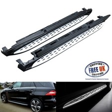 Side Step Rail Protection Bar Running Board For Mercedes Benz W166 ML GLE 2012+