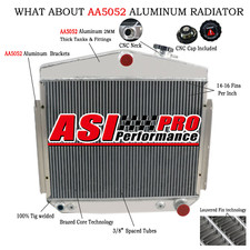 4-Row Aluminium Radiator For