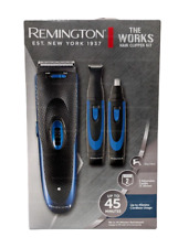 Remington Hair Clipper Kit Cordless/Corded with Detail Trimmer & Nose Trimmer