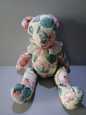 Vintage victorian bear plush - bear,