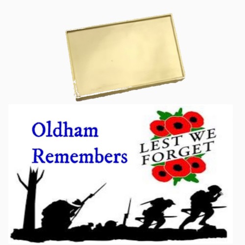Oldham athletic badge - athletic,