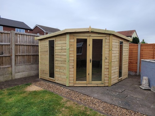 10x10 corner house - 10x10, summerhouse