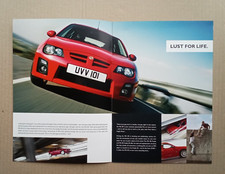 MG ZR hatchback 105, 115TD, 120 UK market brochure. 2005.