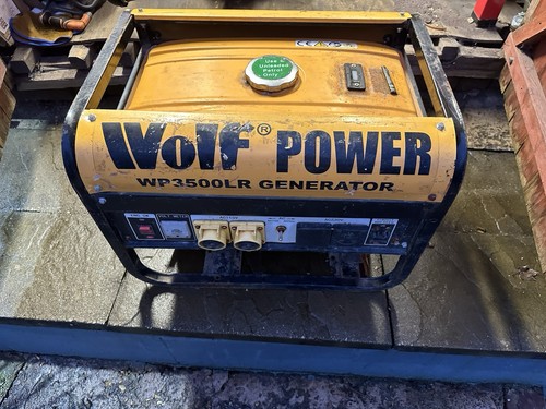 Petrol generator wolf power - generator,