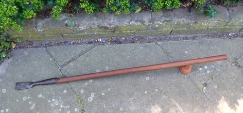 Vintage spud hoe detail - spud,