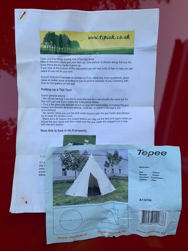 Tipi canvas tent diameter - tent, 5m
