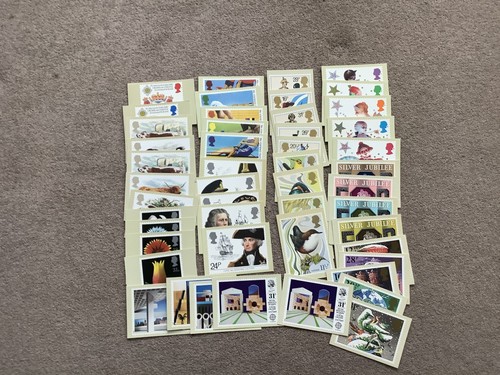 Post office stamp postcards - office,