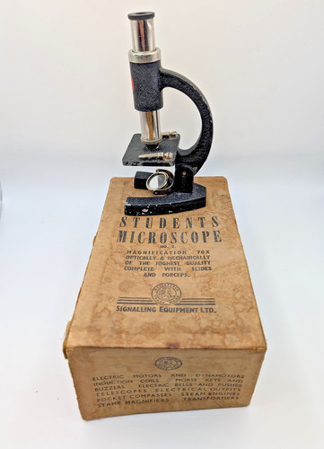 Vintage students microscope - vintage,