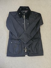 Barbour Black Bedale Waxed