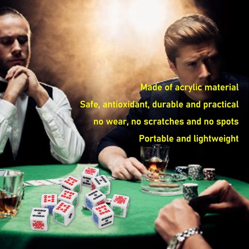 Sided poker dice - 6,