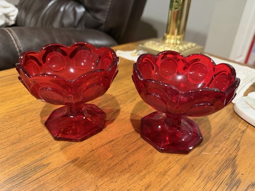 Two vintage fostoria ruby - fostoria, red