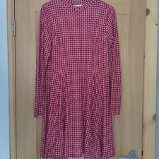 Bnwot Primark Red/ Black Skater Dress Size M 12/14