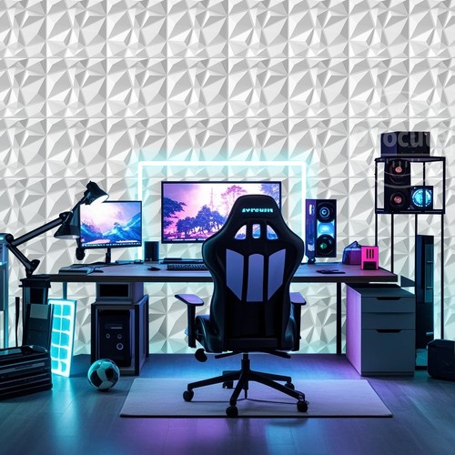 Pack wall panels - 10, 3d