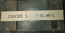 CHEST SA No15 Mk1 STENCIL Lee