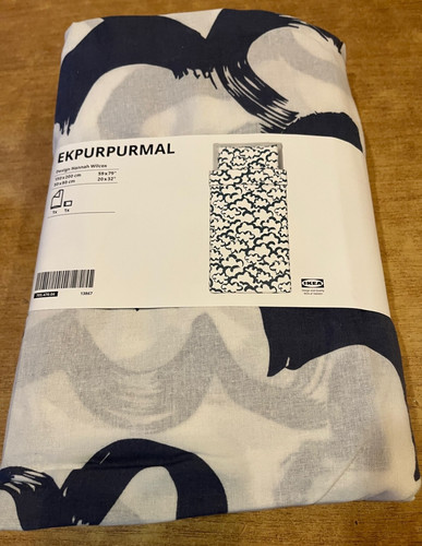 Ikea ekpurpurmal single duvet - ikea,