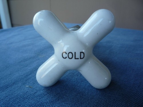 Antique porcelain cold water - cold,