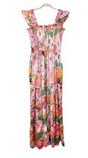 Melloday Floral Smocked Maxi
