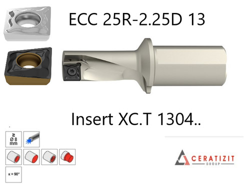 Ceratizit ecc 25r 25d - ecc, 25r-2.25d-13
