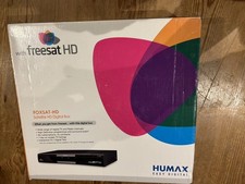 New Boxed Humax Foxsat-HD Freesat Satellite HD Digital Box