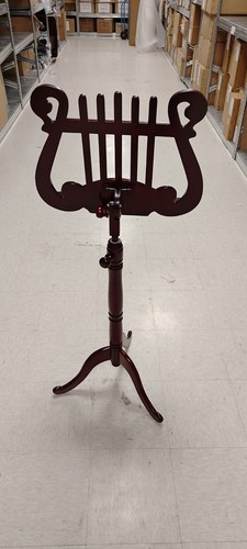 Wooden music stand adjustable - wooden,