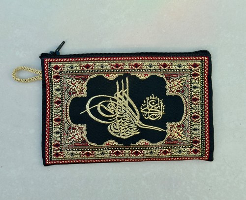 Tapestry coin purse ottoman - tapestry,