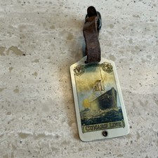 CUNARD LINE LUGGAGE NAME TAG &