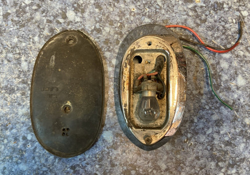 Lucas chrome left - left, rear