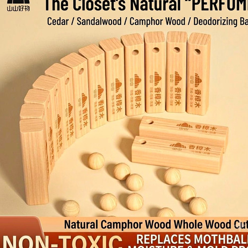 Natural aromatic wood blocks - wood,