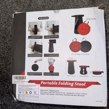 Huruirui Portable Folding Stool X2 Black