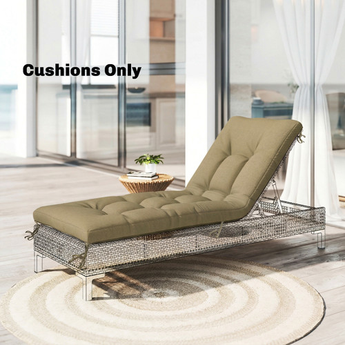 Sun lounger cushion - lounger, memory