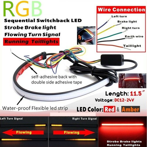 Motorcycle flexible led rear - motorcycle,