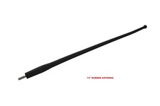 13" Antenna Mast Black Power
