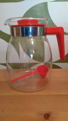 Vintage 1970 clear - vintage, red
