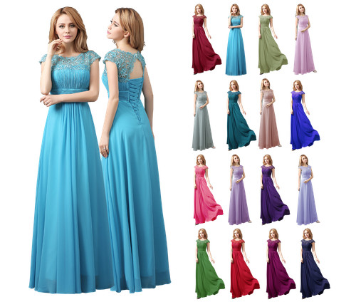 Chiffon long maxi - maxi, evening