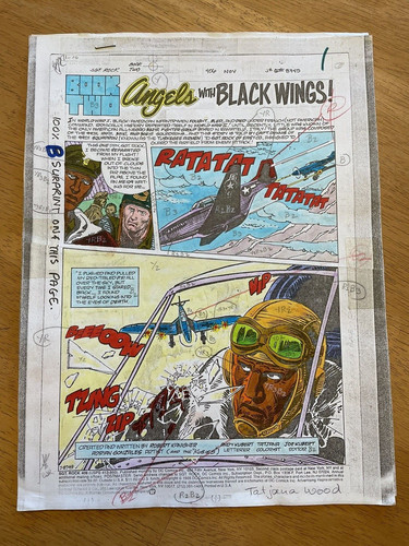Sgt rock 406 comic art - sgt,