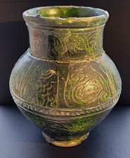PERSIAN KASHAN CERAMIC GREEN