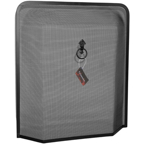 Black fireplace fire guard - fireplace,