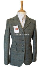 IMMACULATE LADIES RYDALE GREEN TWEED JACKET SIZE 10