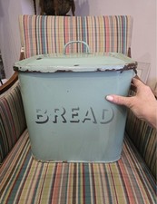 Rare Vintage Enamelware Bread