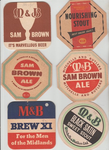 6xdifferent b mitchells - m&b,
