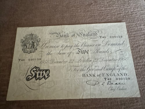 White of england note - white, bk
